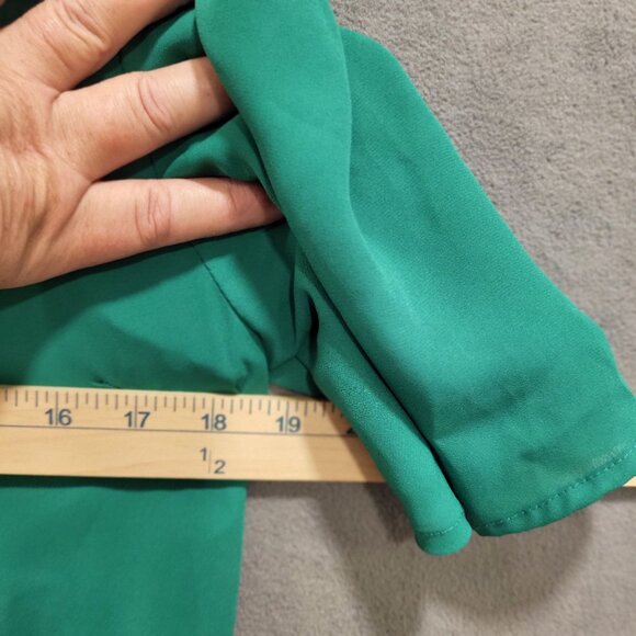 Strut & Bolt Embroidered Midi Dress Women's Size Small Tie Waist Peasant Boho - Picture 6 of 9